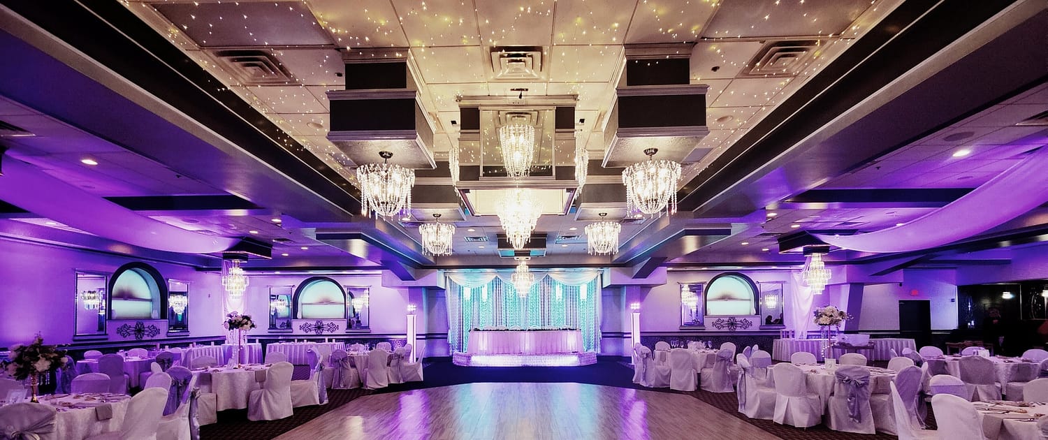 Akron Wedding DJ Lighting and Decor at Guy's Party Center In Akron Ohio