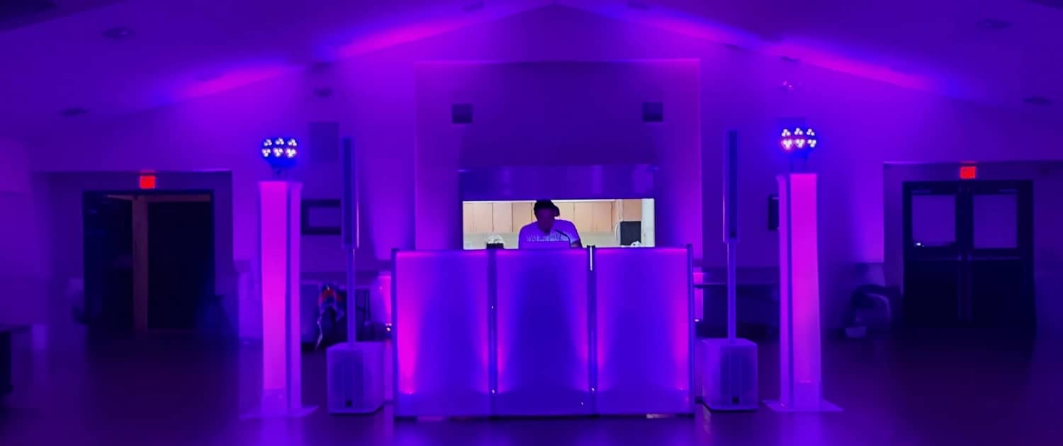 DJ Lighting at event in Cleveland