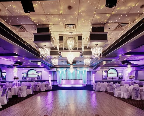 Akron Wedding DJ Lighting and Decor at Guy's Party Center In Akron Ohio