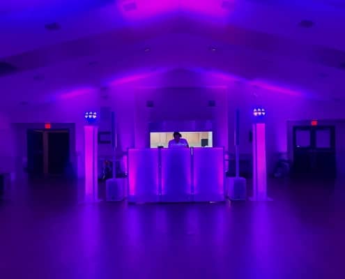 DJ at a corporate event