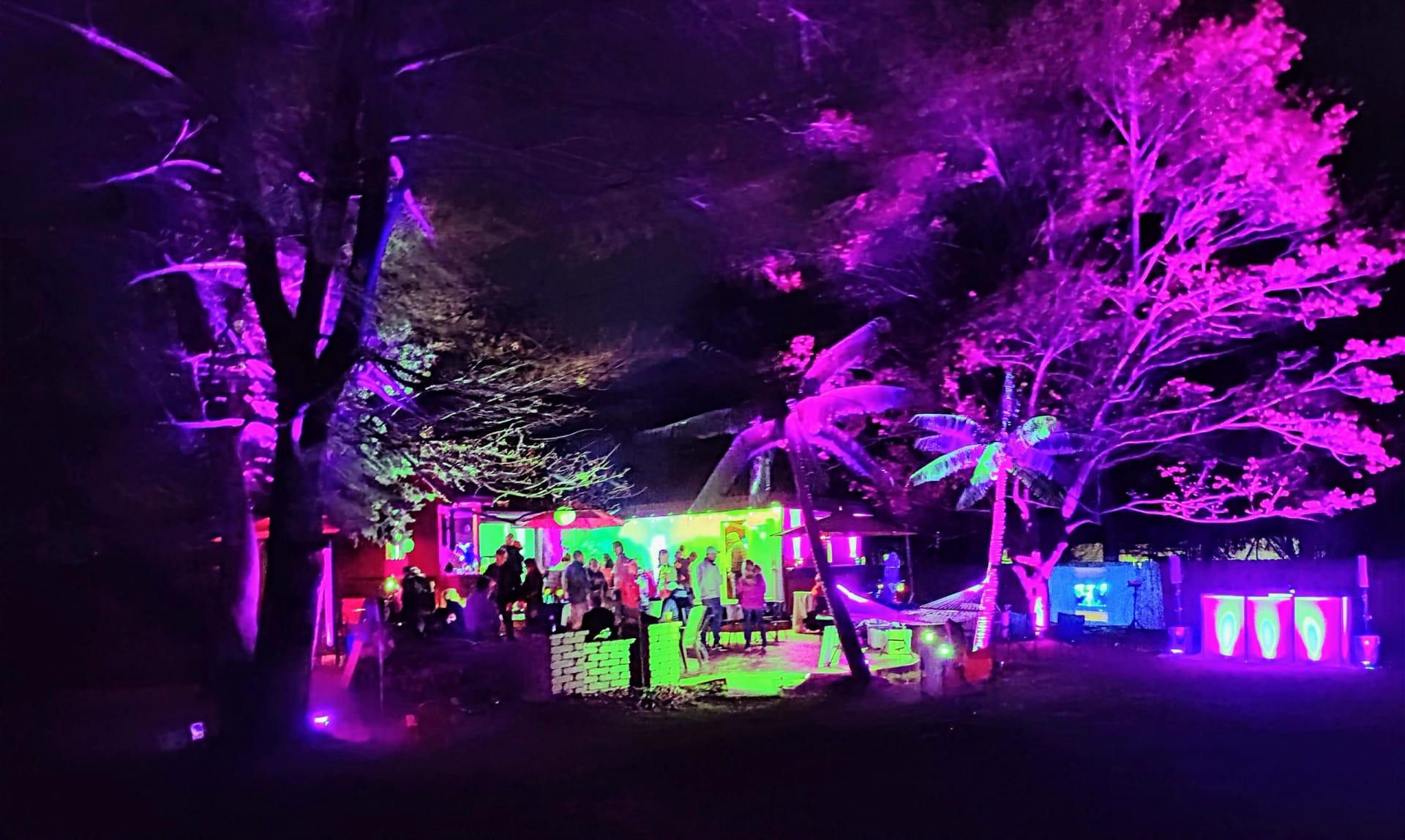 DJ Lighting up a party in Akron